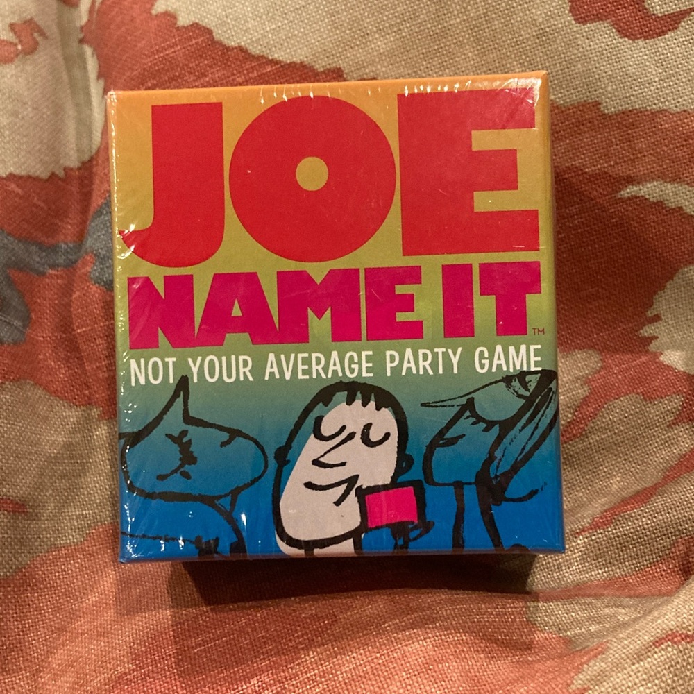 Joe Name It Party Game